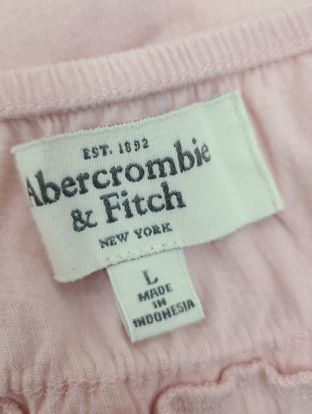 Rare Vintage Abercrombie And Fitch ♡ Y2K ♡ Baby Pink Babydoll Waist Tie Tank Top - Picture 7 of 8
